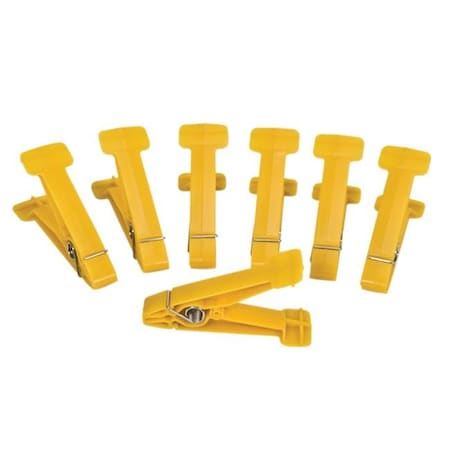 Fabrication Enterprises Fabrication Enterprises 10-0841 Graded Pinch Finger Exerciser - 7 Replacement Pinch Pins - Yellow; X-Light 10-0841